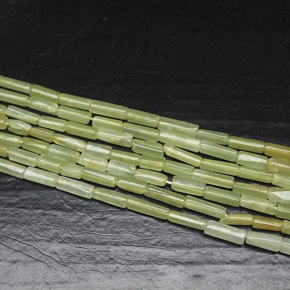 1 strand jade tube smooth 14'' long strand gemstone beads, jewelry supplies for jewelry making, bulk beads, for meditation jewellery for Reiki Healing  gemstone size 10mm to 13mm
