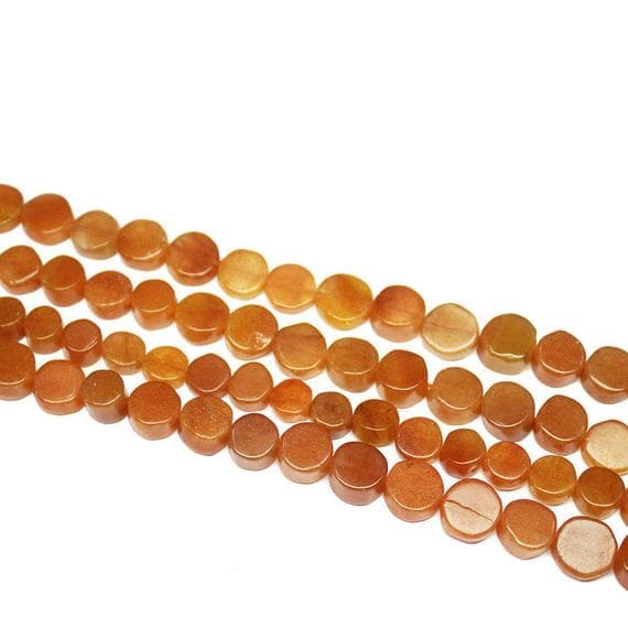 1 strand jade coin smooth 15'' long strand gemstone beads, jewelry supplies for jewelry making, bulk beads, for meditation jewellery for Reiki Healing  gemstone size 8mm to 12mm