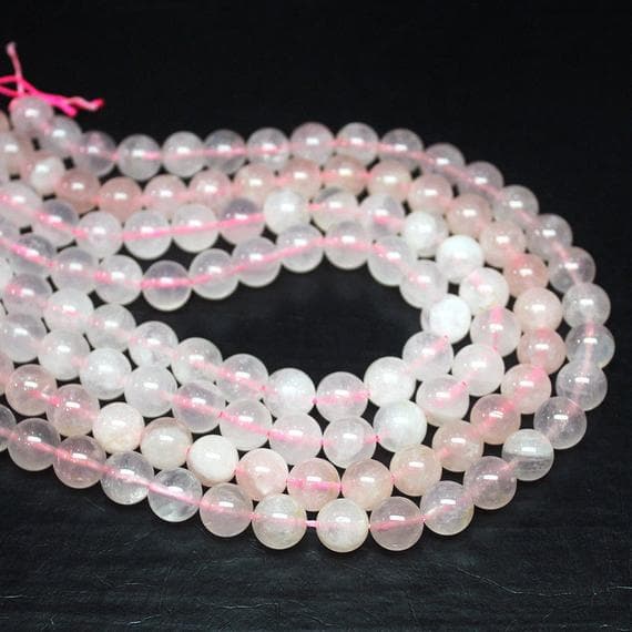 1 strand rose quartz round ball smooth 15'' long strand gemstone beads, jewelry supplies for jewelry making, bulk beads, for meditation jewellery for Reiki Healing  gemstone size 10mm