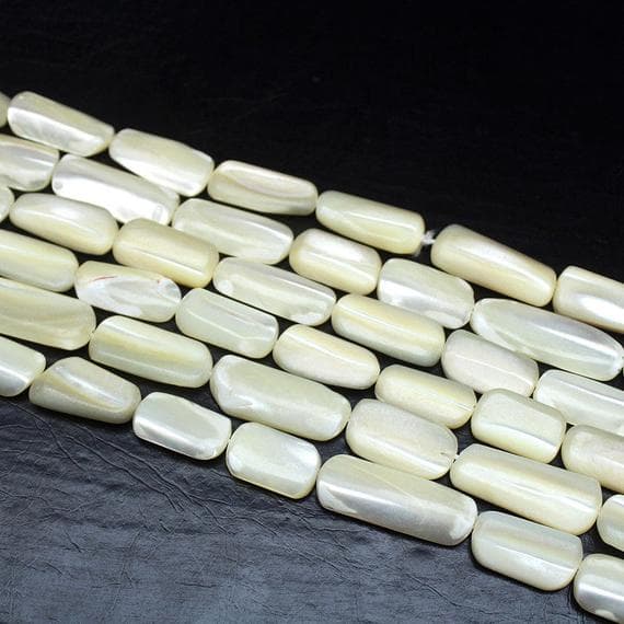 1 strand mother of pearl tumbled freeform smooth 14'' long strand gemstone beads, jewelry supplies for jewelry making,  for meditation jewellery for Reiki Healing  gemstone size 14mm to 26mm