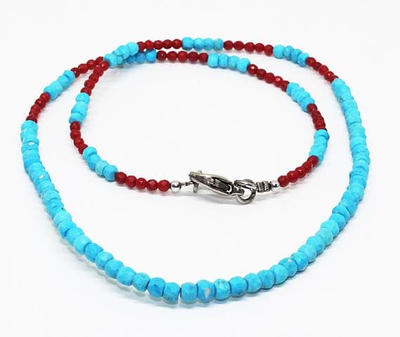 turquoise coral rondelle smooth 20'' long strand gemstone beads, jewelry supplies for jewelry making, bulk beads, for meditation jewellery for Reiki Healing  gemstone 3mm to 4mm
