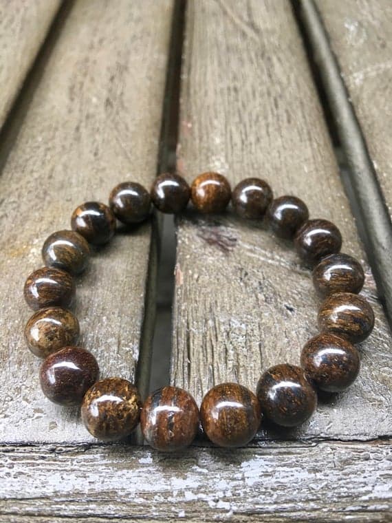 10mm Bronzite Stretch Bracelet Code- WAR6287