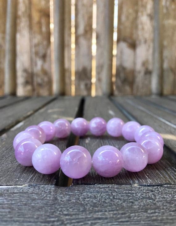 12mm Kunzite Stretch Bracelet Code- WAR6295