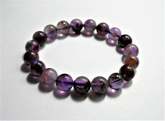 Super seven - 19 beads - 10mm - 28 grams - melody stone Code- WAR6937