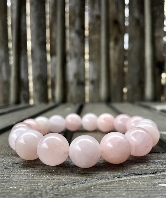 12mm Morganite Stretch Bracelet Code- WAR6273