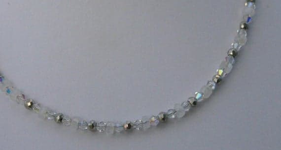 MOONSTONE BRIDAL NECKLACE 3-4mm Code- WAR6036