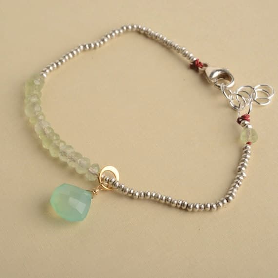 925 steling silver love beach youth 3-4 mm Stracking blue Aquamarine Bracelet Rondelle, Faceted 7" for mens, womens, GF, BF, Adults.