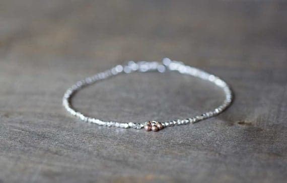 925 sterling silver Grounding 1.5mm Silver 925 925 Sterling Silver   stacking Bracelet Fancy, Faceted 18cm for mens, womens, gf, bf and adults.